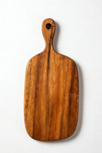 Handcrafted Solid Acacia Wood Cutting Board - Rich Natural Grain with Warm Glow - GrainGlow