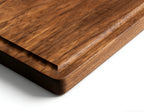 Premium Solid Black Walnut Kitchen Board with Striking Natural Grain - Sustainable Luxury Gift for Home Chefs
