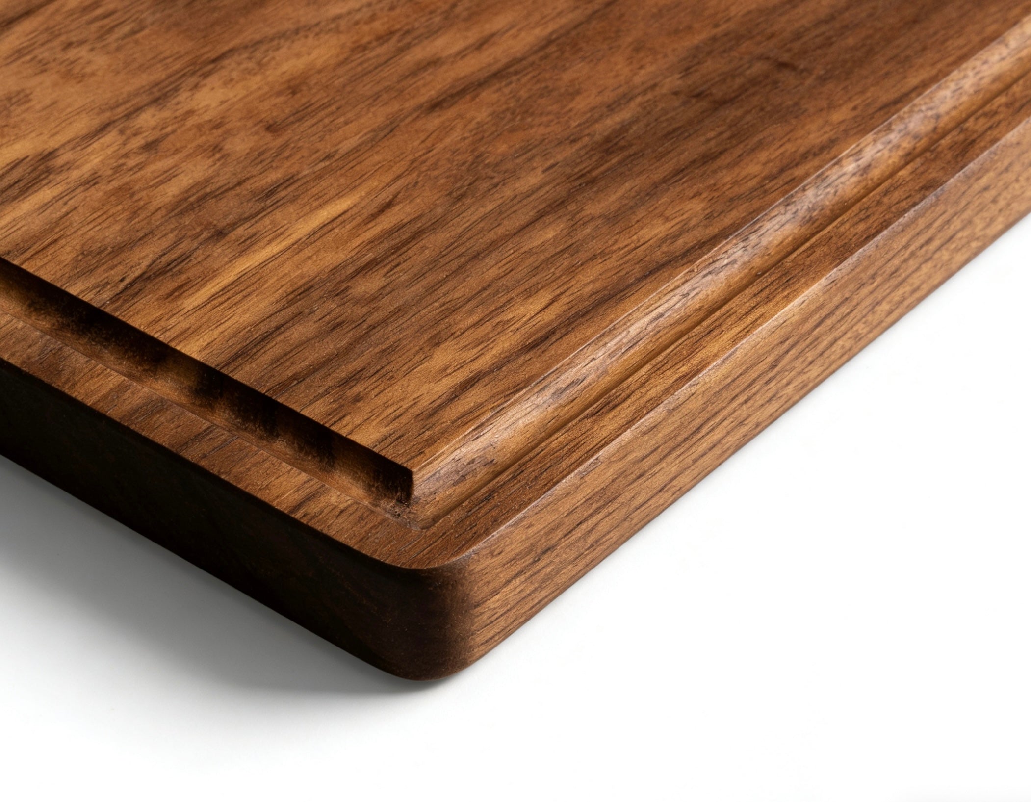 Premium Solid Black Walnut Kitchen Board with Striking Natural Grain - Sustainable Luxury Gift for Home Chefs